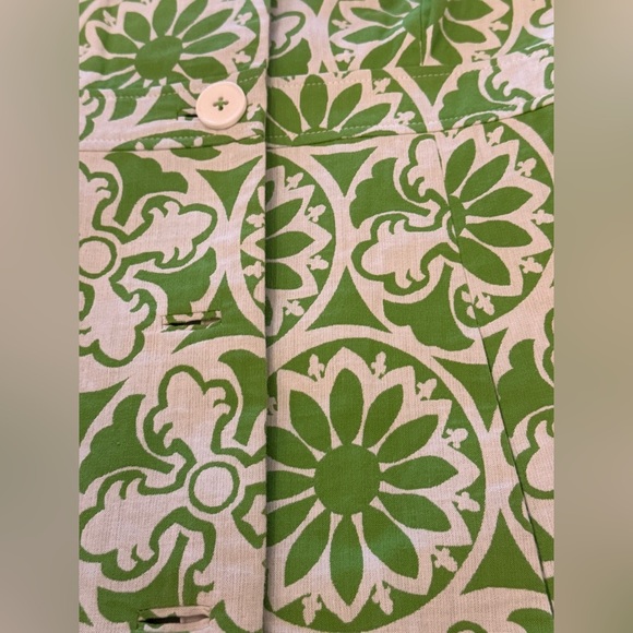 LILLY PULITZER | EUC Stowaway Green Kiera
Coat Jacquard SZ 2 Mid Century Modern - Picture 11 of 14